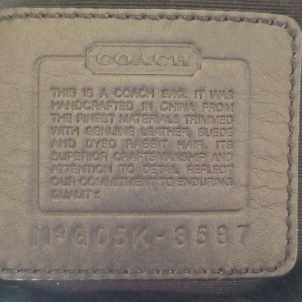 Coach Rabbit Fur Purse - Picture 8 of 8